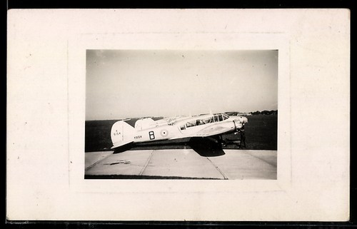 Postcard british bomber avro - british,