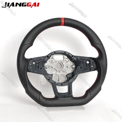 Leather steering wheel - leather,