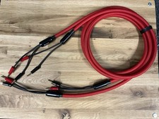 Chord Carnival Silver Screen Speaker Cables 2.6m Beryllium/Copper/Gold BFA Plugs