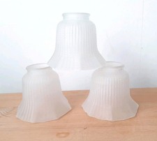 Vintage Glass Lampshades X 3