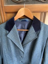 Navy Ladies Caldene Hacking Jacket Wool 38