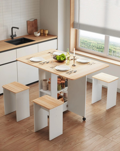 Dining table and chairs set - chairs, 4