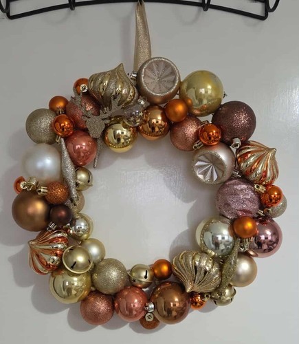 Handmade glittery gold and