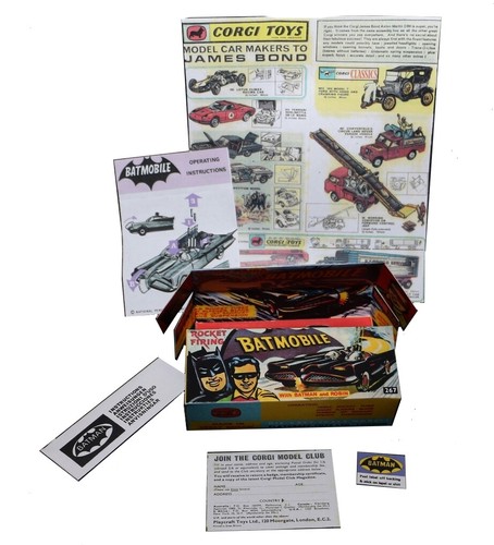 Corgi toys box repro 267