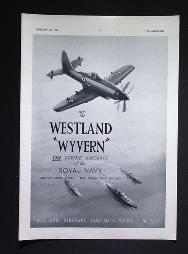 Original 1953 advert westland - 1953,