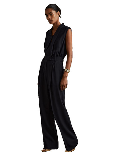 Reiss jumpsuit sara navy - reiss,