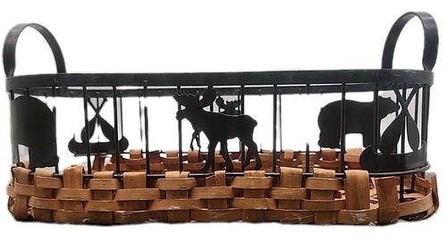 Bear moose and - canoe, basket