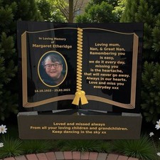 Adult Grave Marker, Large Book