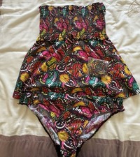 Colourful Ruched  TU Tankini