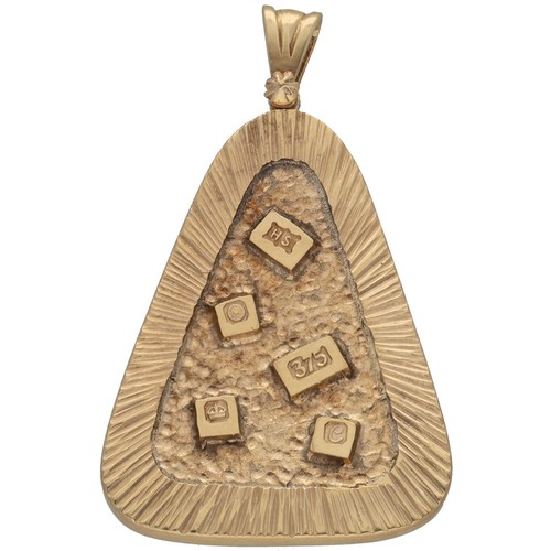 9ct gold pendant 27g - gold, 11.27g