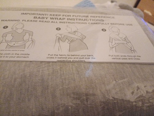 Brand new grey baby - brand, wrap