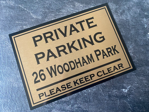 Personalised private parking - personalised,