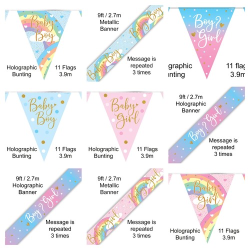 Boy girl bunting - girl, banner