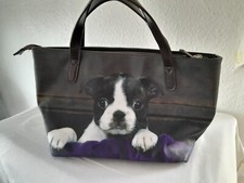 Cute Animal Photo Boston Terrier Puppy Tote Bag. Brand New.