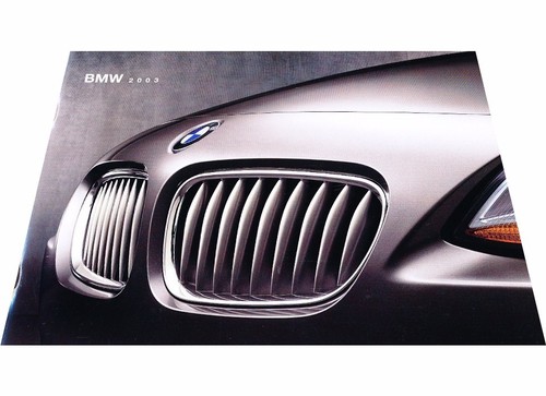 2003 bmw 24page sales brochure - 2003,