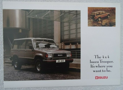 Isuzu trooper 4x4 - trooper, brochure