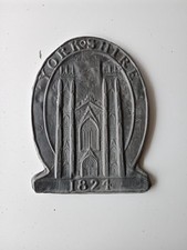 Lead Replica Firemark 1824 Yorkshire Insurance 24cm high 2281g : Free postage