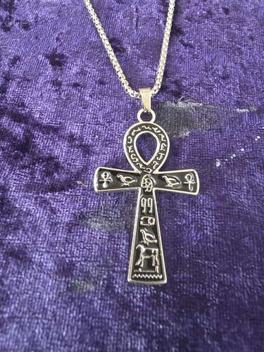 Lovely ankh necklace - lovely, 22in