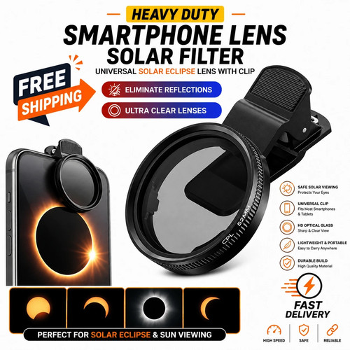 Smartphone lens solar - smartphone,