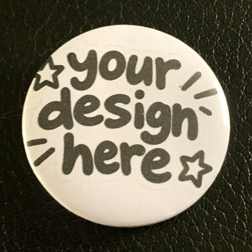 10x custom 32mm pin badges