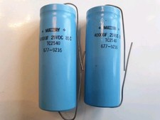 JOBLOT 2 x MALLORY 4000uF 25vDC CAPACITOR TC2540 (MK-643)