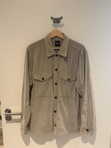 Boss corduroy overshirt - corduroy,