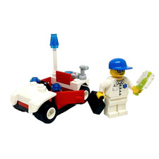 Genuine LEGO® Mobile EMT Doctor Nurse Minifigure Syringe Hospital Ambulance Car