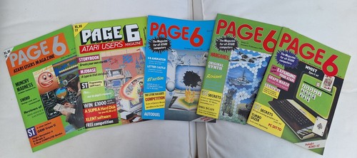 Atari page magazine bundle - 6',