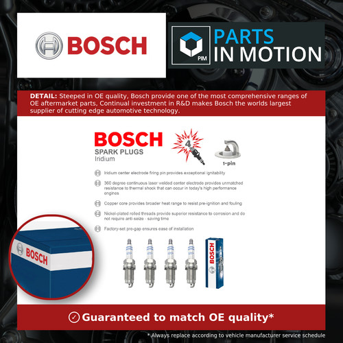 Spark plugs set 0242240665 - spark, 4x