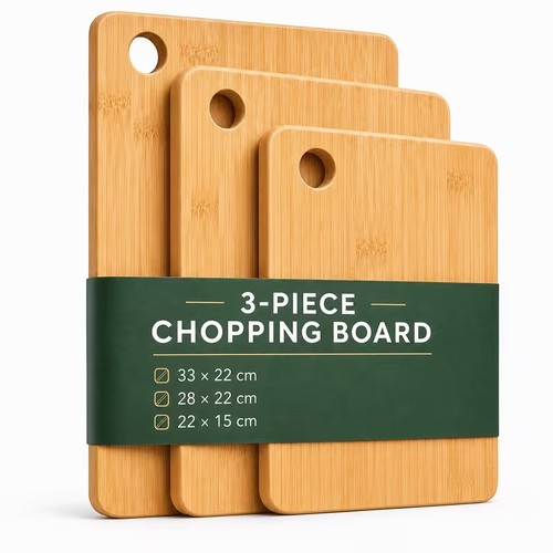 3pcs bamboo cutting - cutting, board