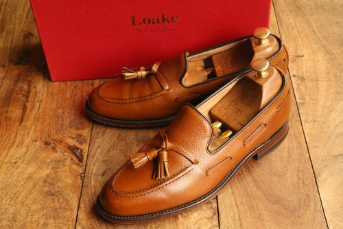Loake tasselled tan brown - tasselled,