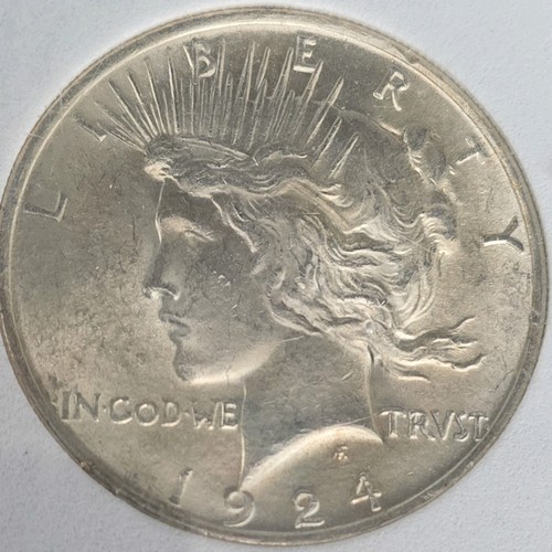1924 silver peace - silver,