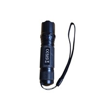 Defender LED Torch Waterproof Led Flashlight Black Aluminium Camping Security