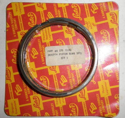 Oem lister piston rings - lister, sr