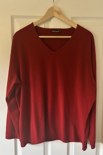 Ladies red long sleeve - red,