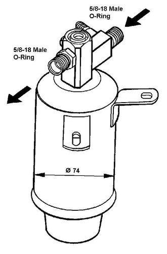 Fits nrf 33018 receiver driers - receiver,