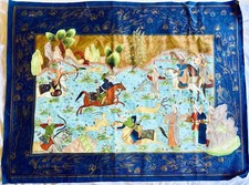 Very large handpainted Indian