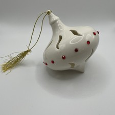 Belleek Pottery Christmas Hanging Decoration Tree Living Eastern Promise Bauble