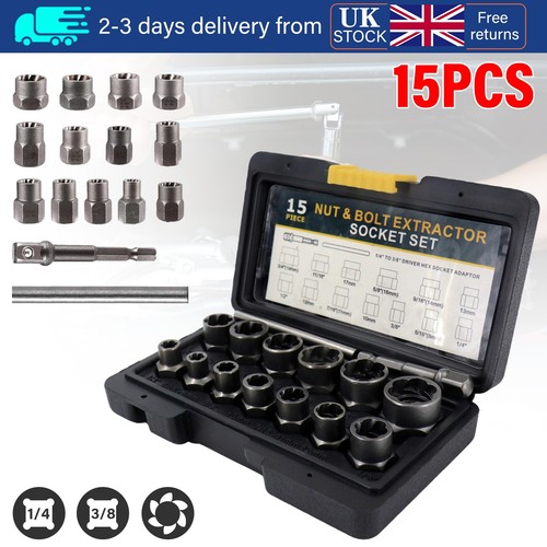 15pcs extractor socket set - 15pcs,