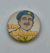 Doctor Who Sugar Smacks Badge 1971 The Brigadier Good Condition Original item