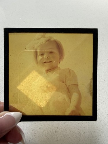 Vintage photographic slide - vintage,