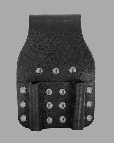 Black leather scaffolding - leather,