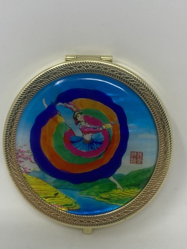 Ethnic dance compact mirror - dance,
