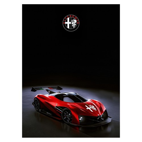 Red sports car modern - red,