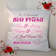 Designed White 18" Cushion -