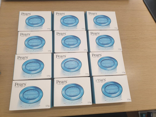 Pears transparent blue - blue, soap