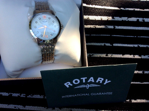 Rotary silver ladies watch - rotary,