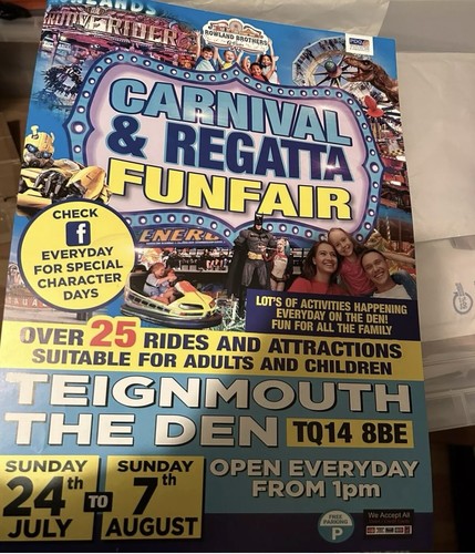 Teignmouth vintage funfair and - vintage,