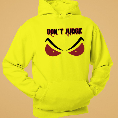 Dont judge hoodie - judge, monster
