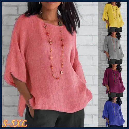 Cotton blouse shirts summer - cotton,